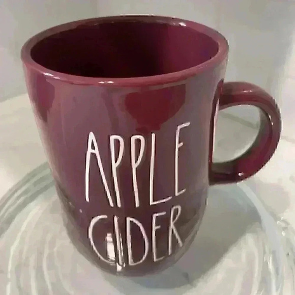 Rae Dunn "Apple Cider" Coffee / Tea Mug Red Artisan Collection by Magenta 20 oz - Picture 2 of 13
